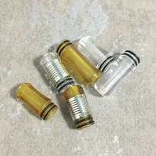 Гладкий полированный ПК пей Ultem 510 MTL капельный наконечник длинный вейп наконечник узкое отверстие мундштук для 510 нить RDA RTA Vape аксессуары