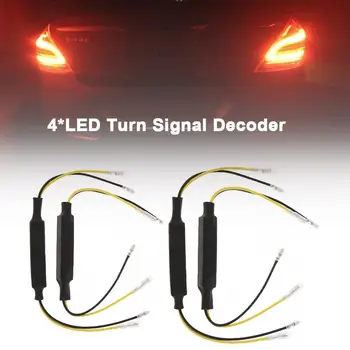 

4PCS Car Motorcycle LED Turn Signal Light Single Resistance Headlight Trouble Shooting Device