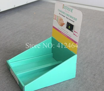 

Wholesale Custom Small Cardboard Paper Printed Corrugated Shelf Retail Counter Display Box ( DX-031)
