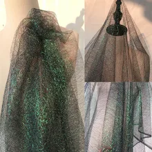 Тюль малахитовый зеленый блеск вуаль ткань Топпер пачка выпускного вечера лук тюль DIY Свадьба День Рождения украшения сетка ткань