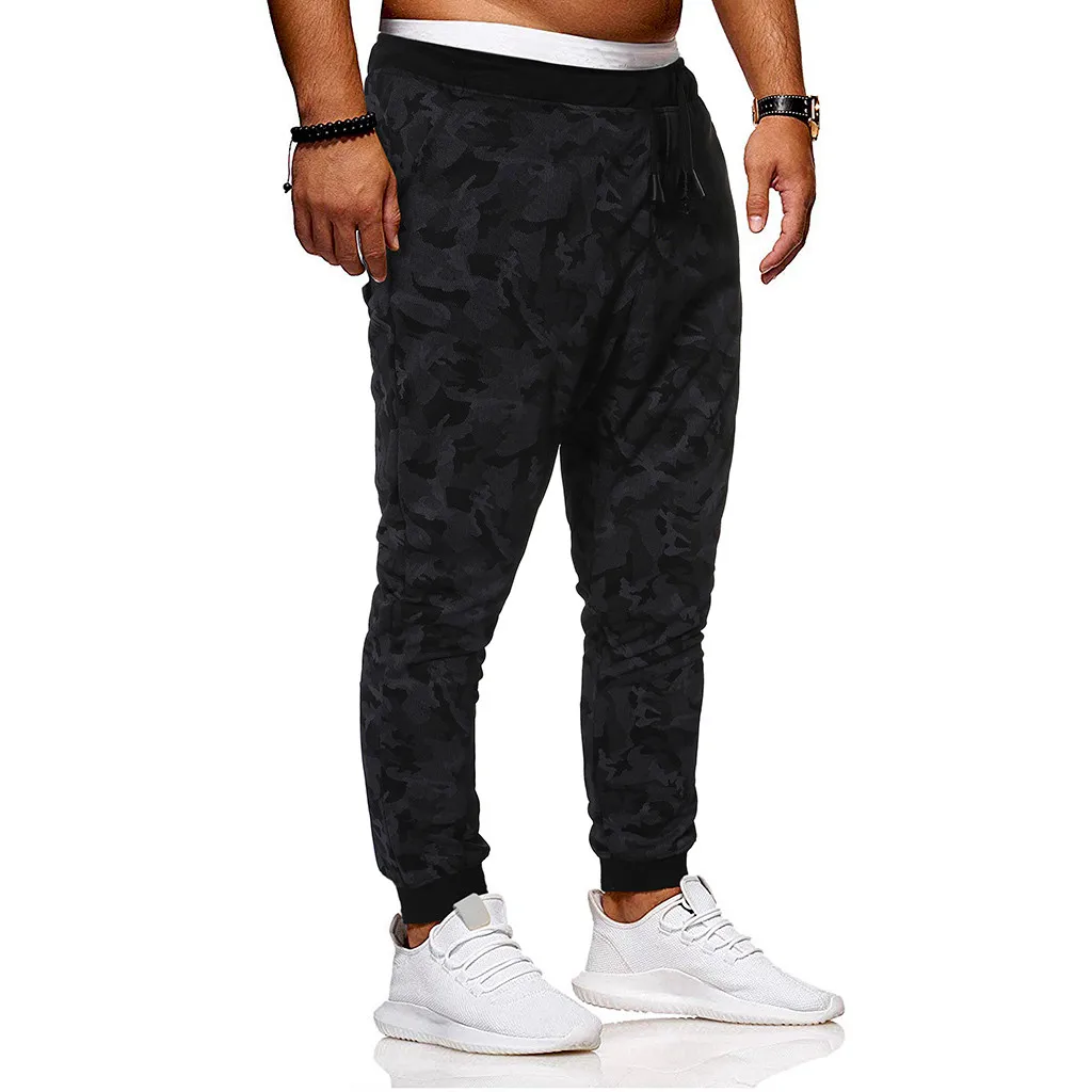 Новая мода мужской спортивный костюм Slim Fit повседневные спортивные тренировочные штаны джоггеры брюки подходят бодибилдинга высокого качества Flag флаг B1