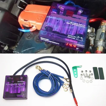 

Purple PIVOT MEGA RAIZIN Universal Car Fuel Saver Voltage Stabilizer Regulator Car Accessories