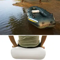 PVC Inflatable Canoe Kayak Boat Seat Air Cushion Sailing Boat Seat Pillow Camping Seat Thick Big Valves Fishing Outdoor Pad