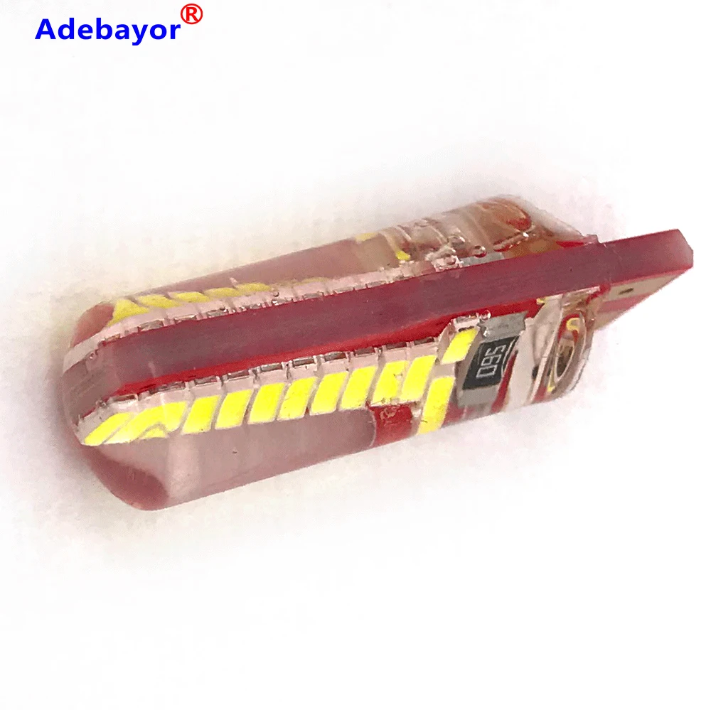 T10 LED  100 W5w Led 194 24 SMD Ǹī      12V DC  Ʈ ȭƮ, 4014 ǽ
