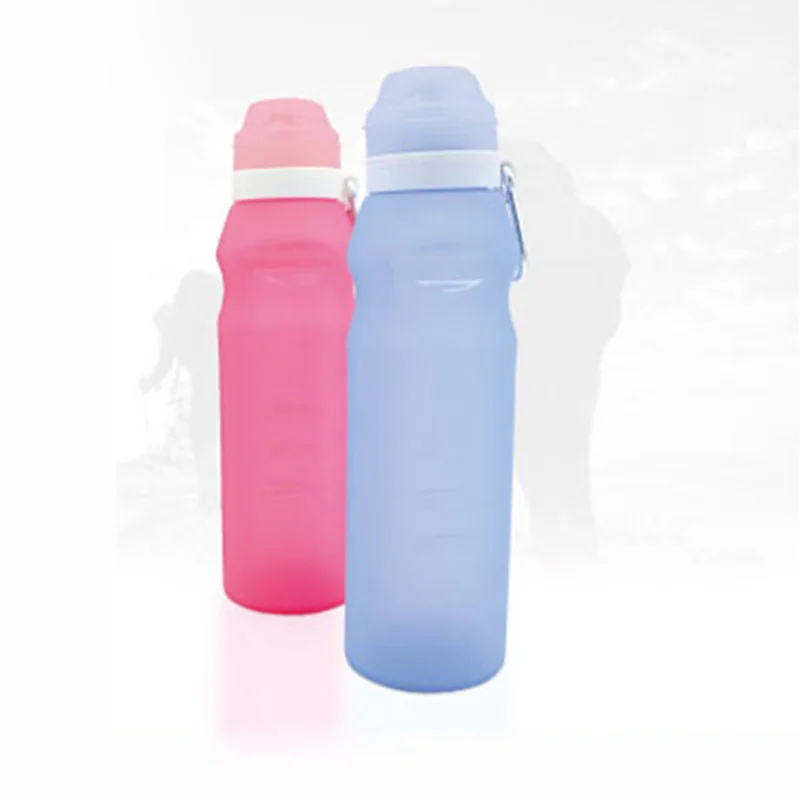 24x6 см Складная бутылка для воды для напитков Складная Силиконовая Спортивная бутылка для воды BPA бесплатно для путешествий портативный велосипедный чайник Garrafa
