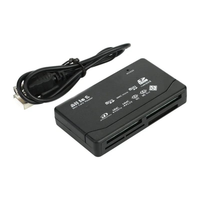 Профессиональный Универсальный M2 XD CF кард-ридер SD кард-ридер USB 2,0 высокоскоростной кард-ридер