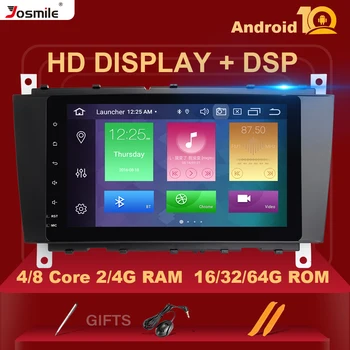 

2 Din Car Radio GPS Android 10 Car Multimedia Player For Mercedes Benz C-Classs CLC W203 CLK W209 C200 C230 C220 C320 C350 4G