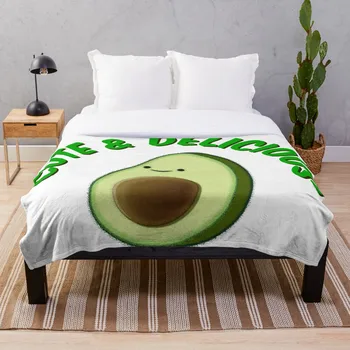 

Cute And Delicious Avocado Throw Blanket Soft Sherpa Blanket Bed Sheet Single Knee Blanket Office Nap Blanket