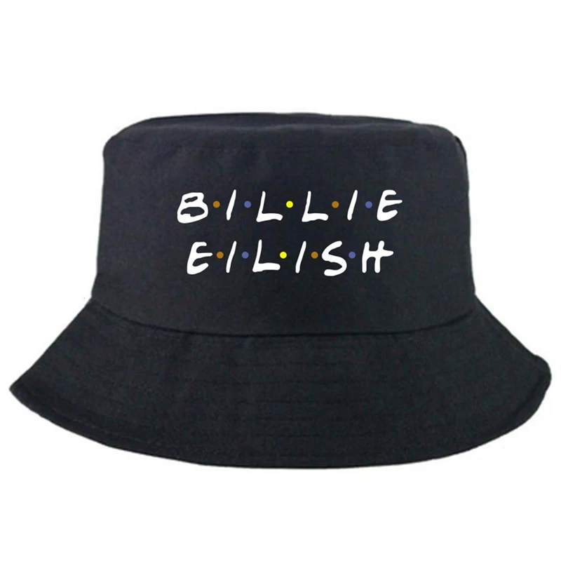 Новинка, Черная кепка Billie Eilish, повседневная Кепка для фанатов, хип-хоп кепка, корейская мода, женская кепка для рыбаков, плоская кепка