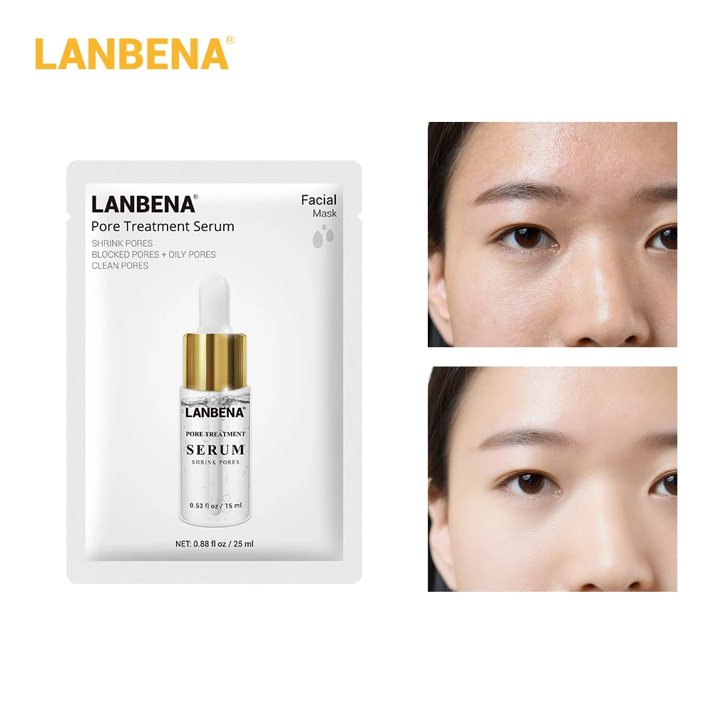 LANBENA пор лечение Сыворотка маска для лица Уход за кожей увлажняющий растительный