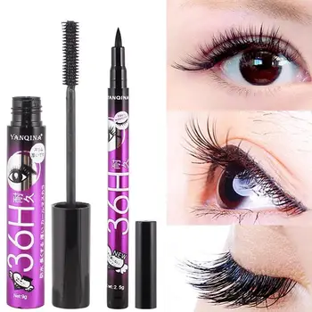 

4D Silk Fiber Eyelash Mascara Magic Black Makeup Eyelash Volume Waterproof