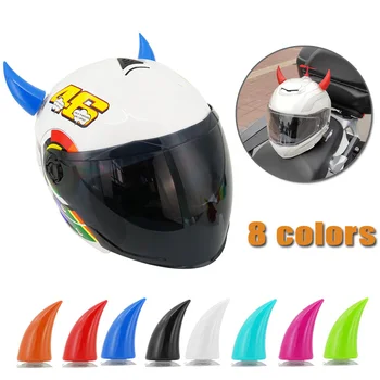 

2PCS Car Motorcycle Helmet Devil Horn Decoration Sucker Suction Cup Stick Universal Car Accessorie Cool Styling