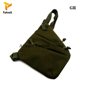 

Multifunctional Concealed Tactical Storage Gun Bag Holster Men's Right Hand Nylon Shoulder Bag Anti-theft Bag Chest Bag Hunting