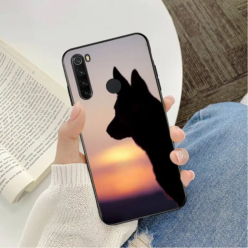 xiaomi leather case cosmos blue YNDFCNB German Shepherd Dog Phone Case For Redmi note 8Pro 8T 6Pro 6A 9 Redmi 8 7 7A note 5 5A note 7 case phone cases for xiaomi