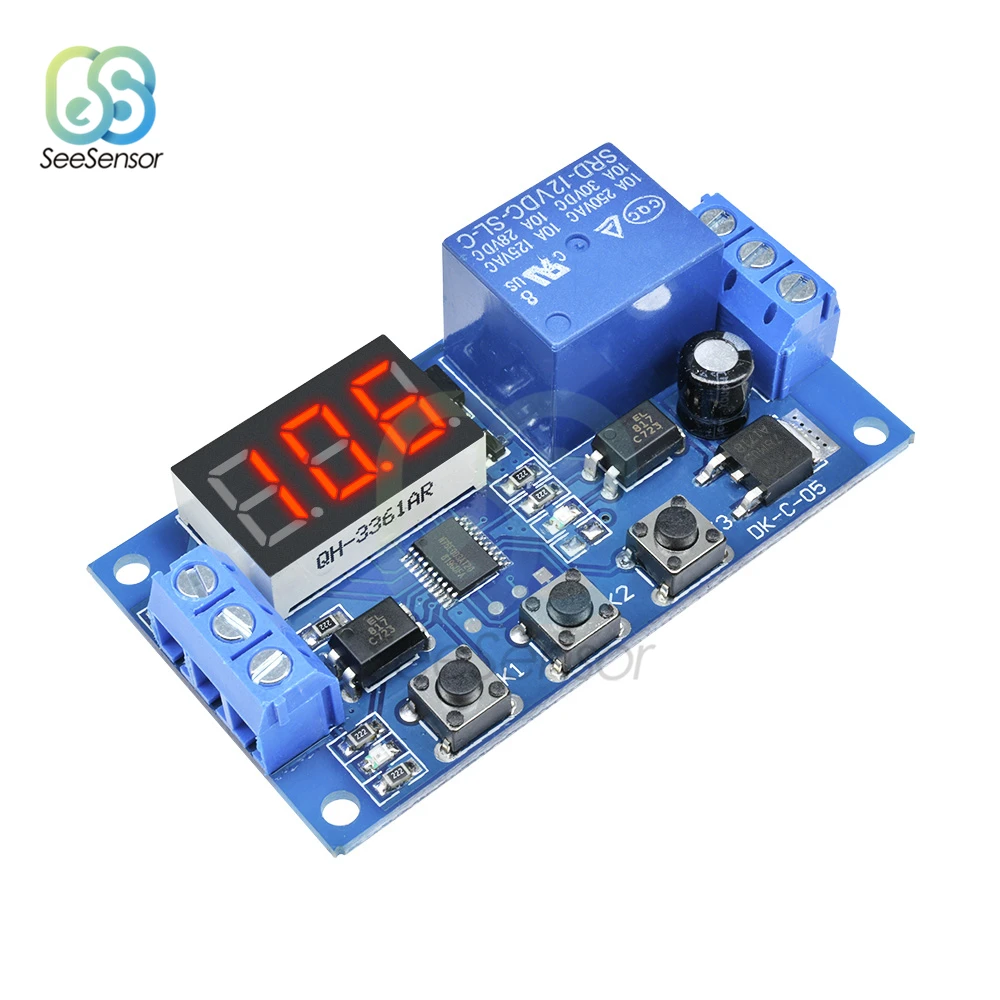 DDC-331 DC 12V Digital Relay Delay Controller Display MOS Switch PLC Signal DDC-331 DC 12V Digital Relay Delay Controller Display MOS Switch PLC Signal