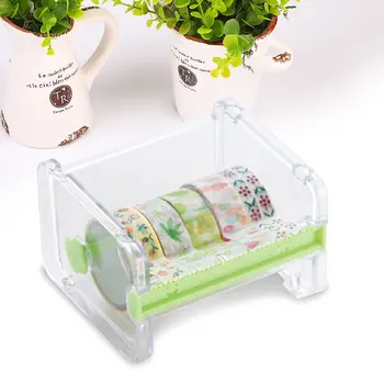 

Tape Holder Tape Dispenser Sticker Roll Cutter Tapes Box Tapes Box Case Practical Tool Durable Light Weight