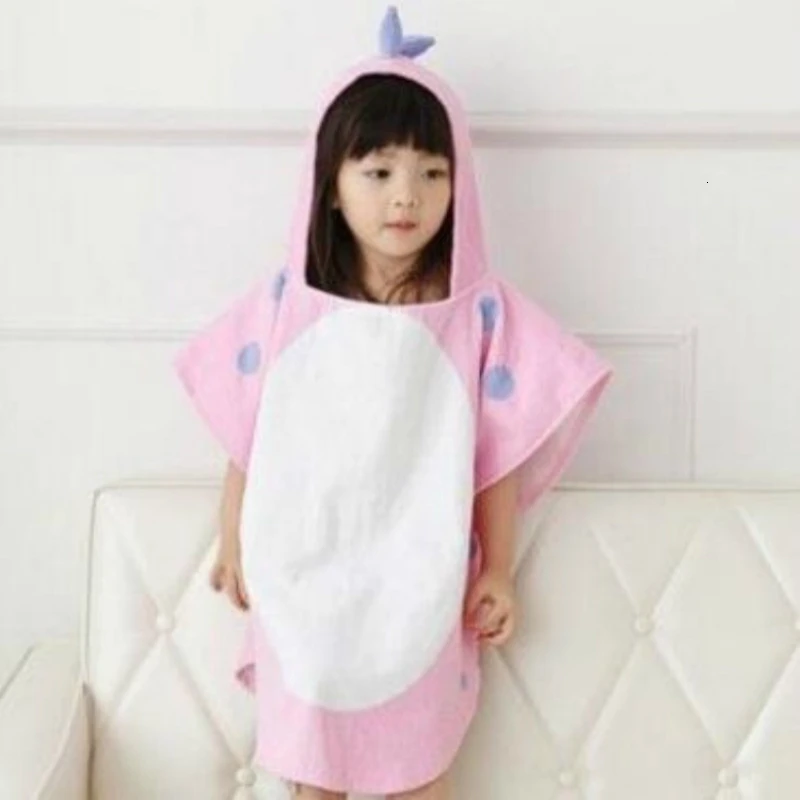 Infant Baby Hooded Bathrobe Towel Pajama