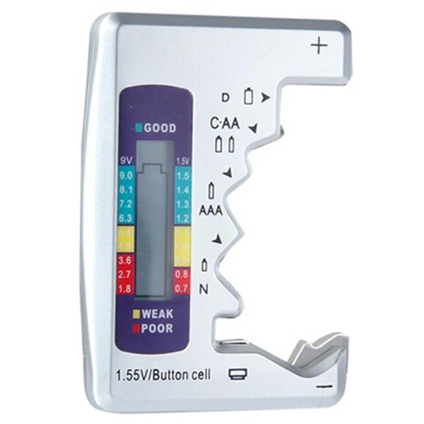 

Universal Household Test Tool Tester Battery Durable Small Automotive Analyzer Engine Digital Plastic Multipurpose Button Cell