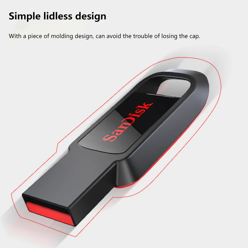 SanDisk CZ61 USB флеш-накопитель 128 ГБ флеш-накопитель 16 ГБ 32 ГБ 64 ГБ флеш-накопитель для ноутбука ПК смартфона