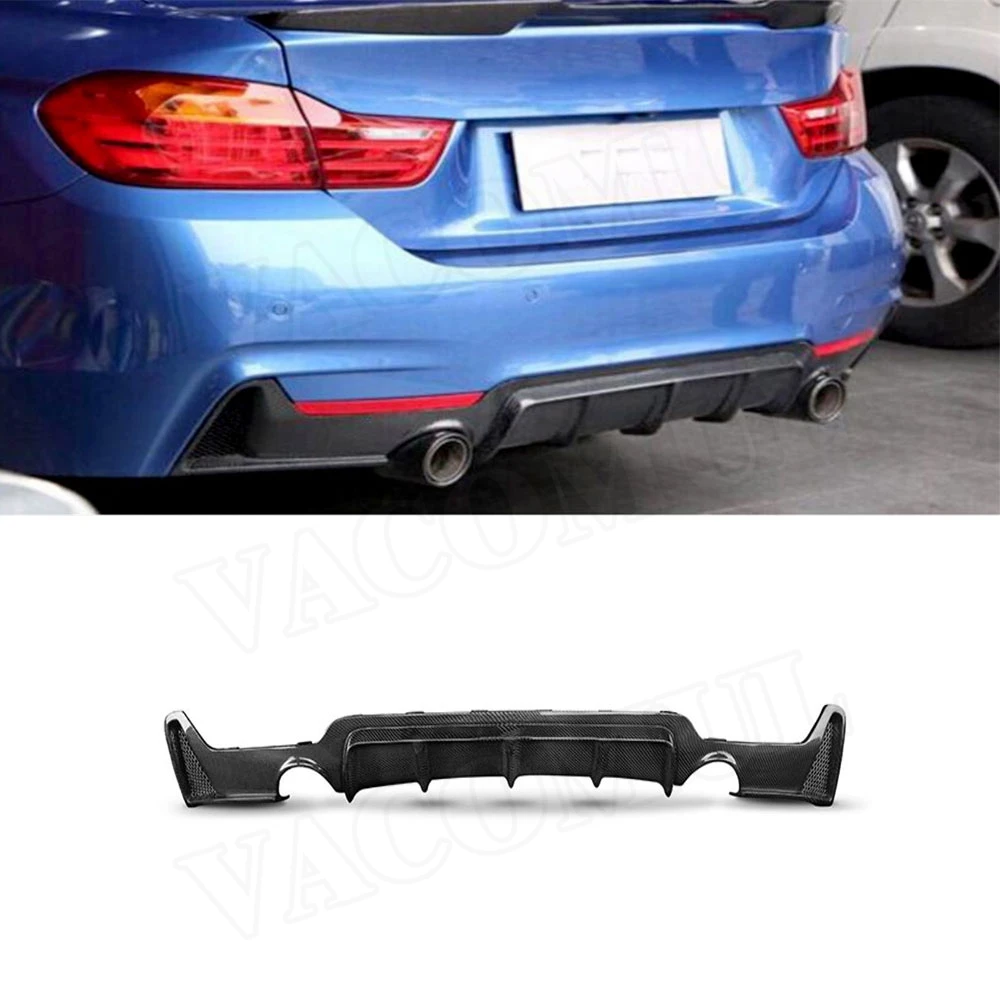 Для BMW серий 4 F32 F33 F36 418i 420i 428i 430i 435i 440i M Sport 2012 2017 диффузор губа на задний бампер