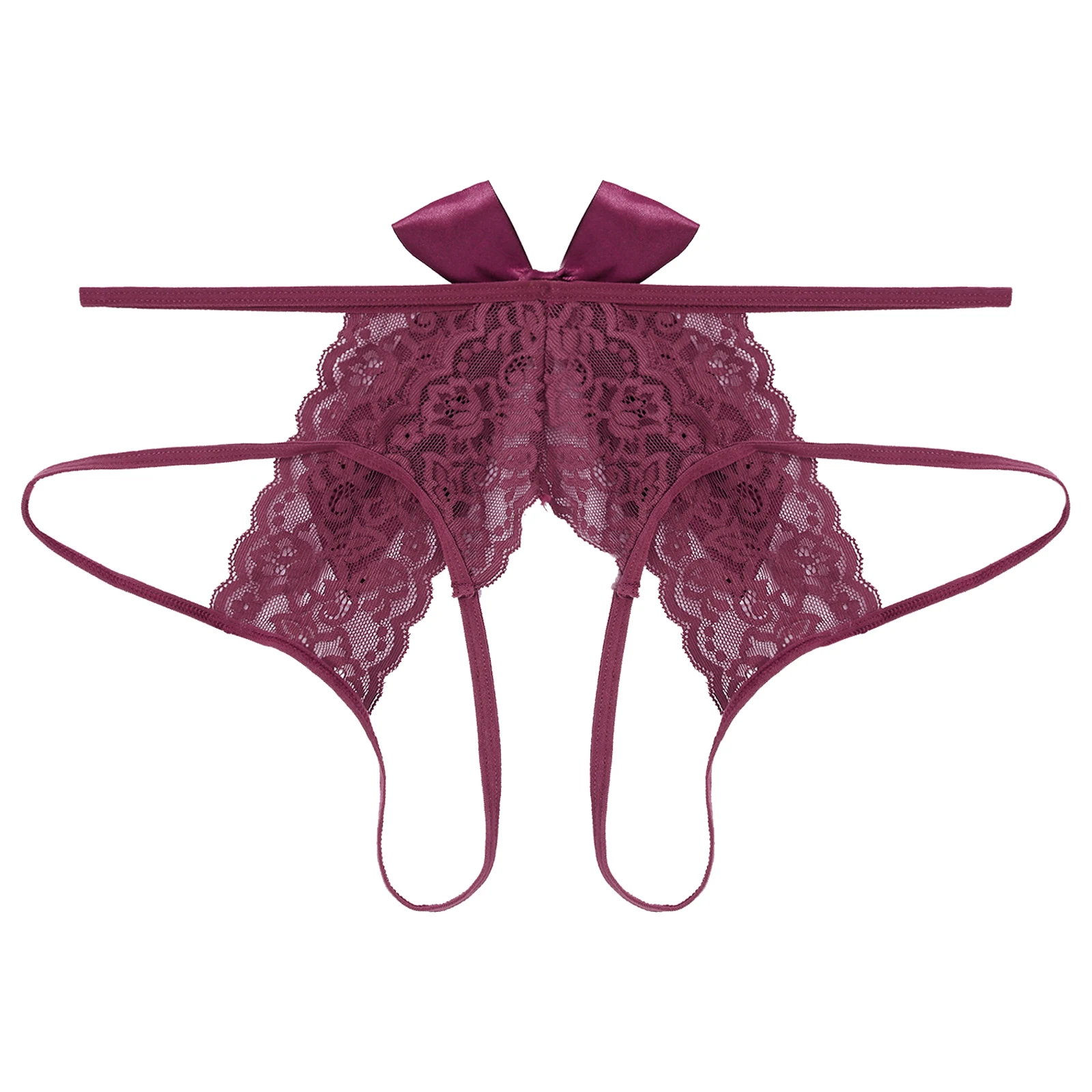Men Lingerie Briefs Sissy Lace Crotchless Panties Gay Male Sexy See-through Open Butt Briefs Underwear Exotic Penis Hole G-string men stretch g string panties,men stretch thong underwear,men lingerie briefs