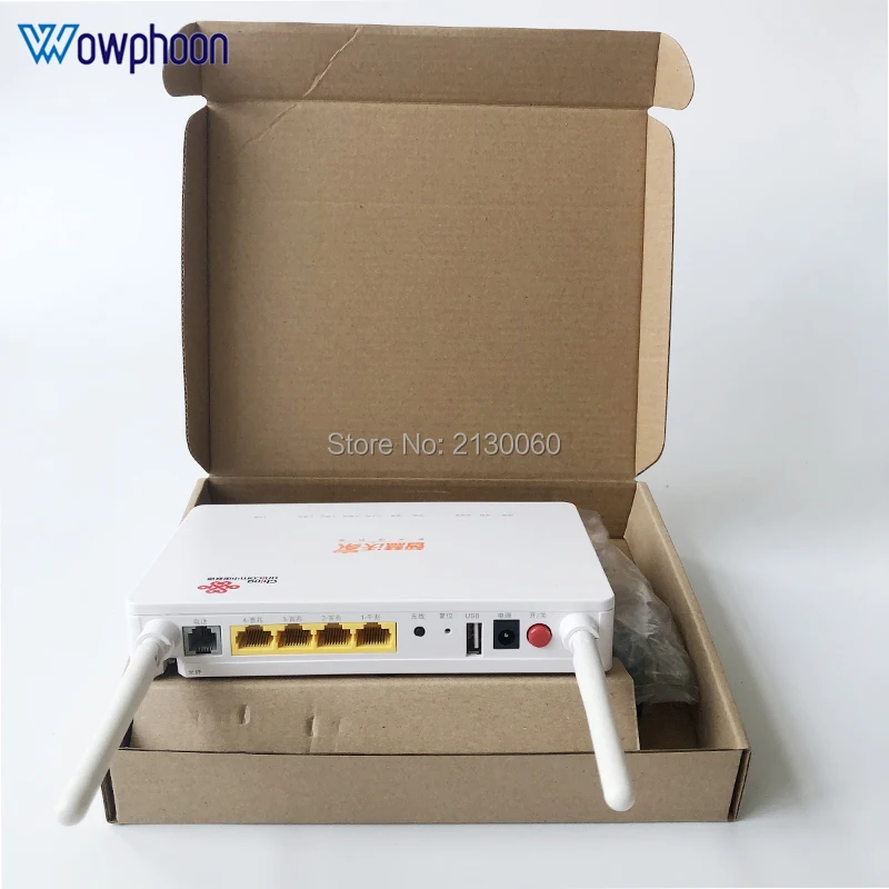 ZTE F677 GPON ONU 1GE + 3FE 1Tel 1USB Wifi английская версия|Оптоволоконное оборудование| |