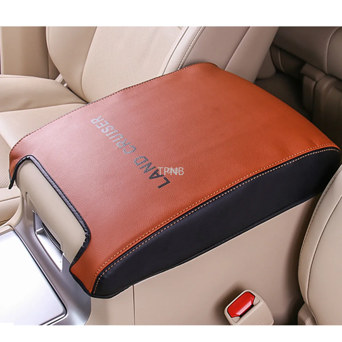Leather Car Armrest Case Cover for Toyota Land Cruiser 200 LC200 2008 2009 2010 2011 2012 2013 2014 2015 car armrest box cover