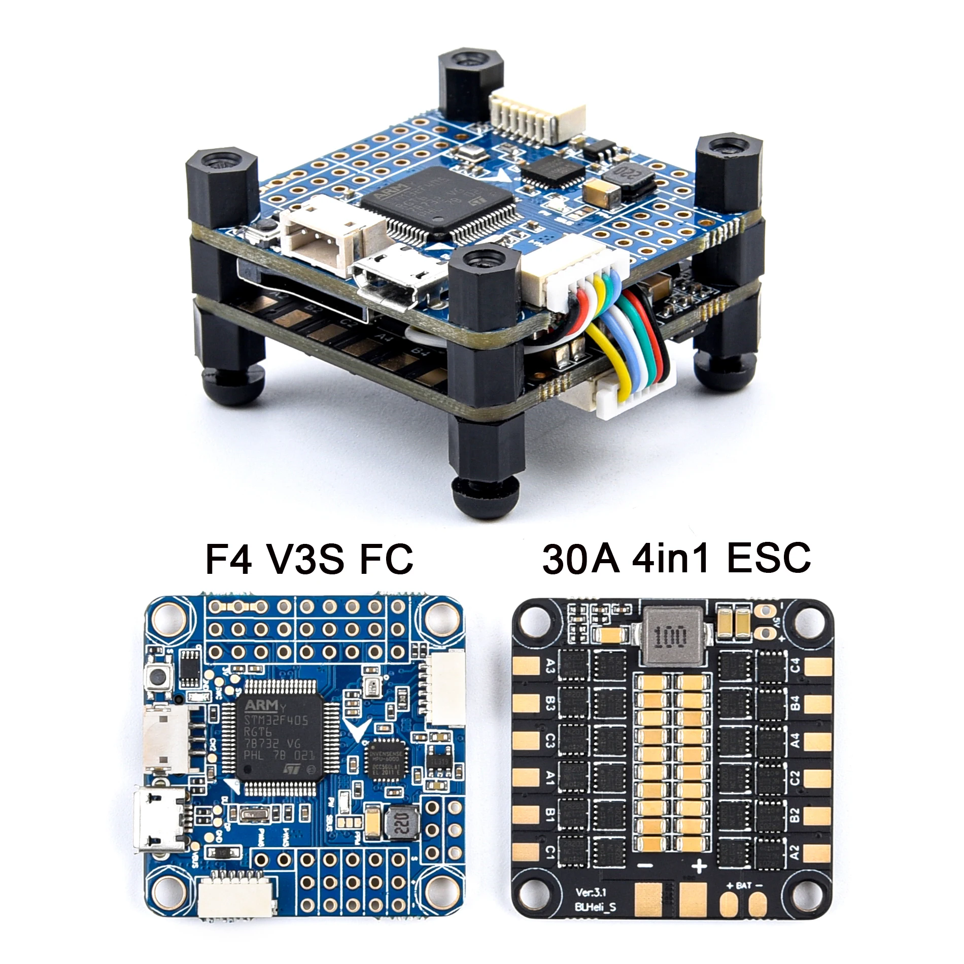 30A 4в1 ESC & F4 V3S V3 PRO улучшенная версия управления полетом V3.5 S Встроенная фильтрация