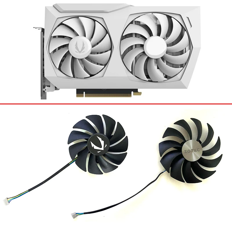 CF1010U12S CF9015H12S 4PIN RTX3070 вентилятор GPU для ZOTAC GeForce RTX 3070 Twin Edge 3060 OC 3060Ti 8GD6 HA | Компьютеры и