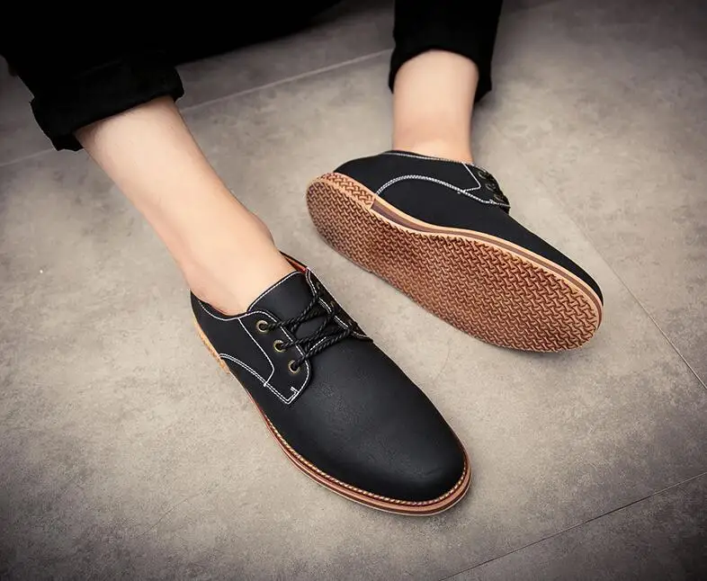 

Brand Men Dress Shoes Hot Sale 100% Genuine Leather Shoes for Man Business Men Shoes,Fashion Men Oxford Plus size 44