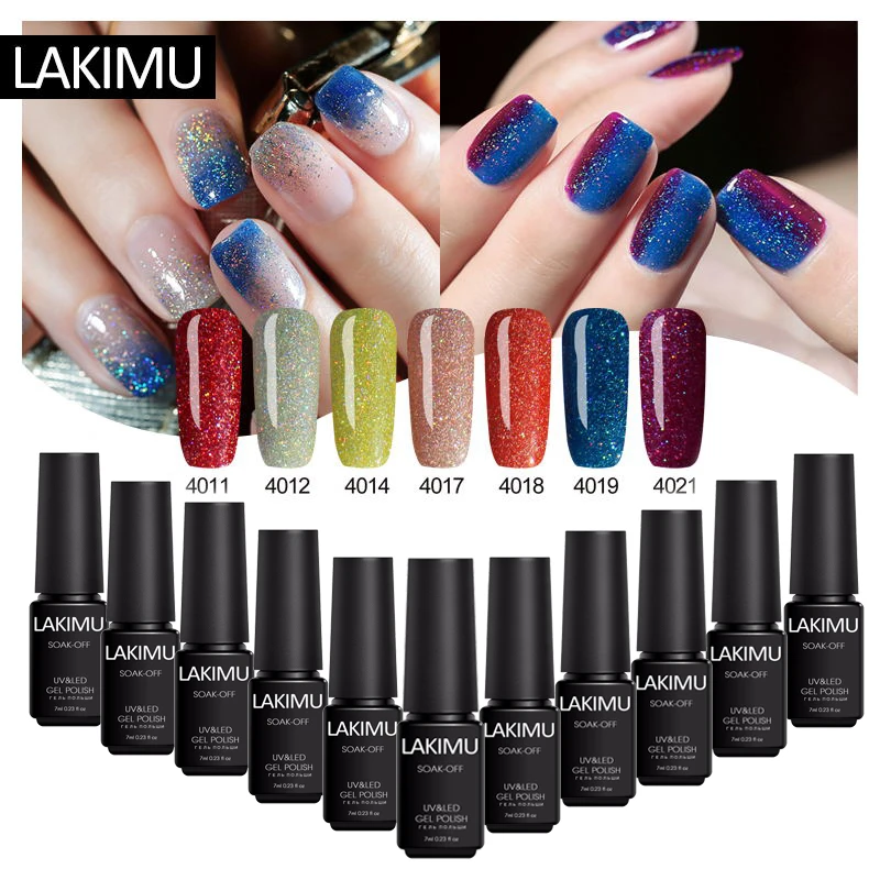 

LAKIMU 2019 Gel Varnish 7ml Neon 19 Color UV Gel Nail Polish Permanent Hybrid Varnishes Lucky Nails Gellak for Nail Art Primer