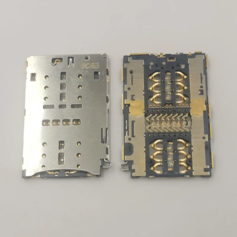 2 шт. разъём для чтения Sim-карт Lenovo S5Pro S5 Pro GT L58091 K520 K5 A6020 K350T K5Pro L38041 | Мобильные