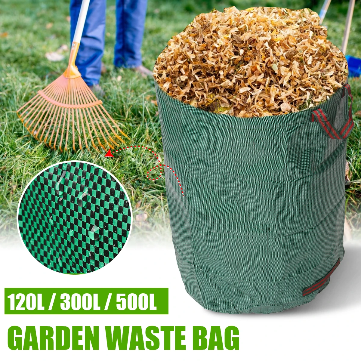 Large Capacity Heavy Duty Garden House Waste Trash Bag 