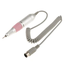 Профессиональная электрическая дрель для ногтей наконечник маникюрная машина ручка для 288/278 соединения 35000 об/мин-розовый, как описано