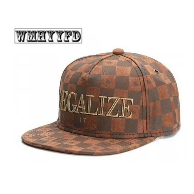 

Wmhyyfd Brand Bruin Plaid Snapback Hoed Voor Mannen Vrouwen Adult Hip Hop Bone Hoofddeksels Outdoor Toevallige Zon baseball Cap