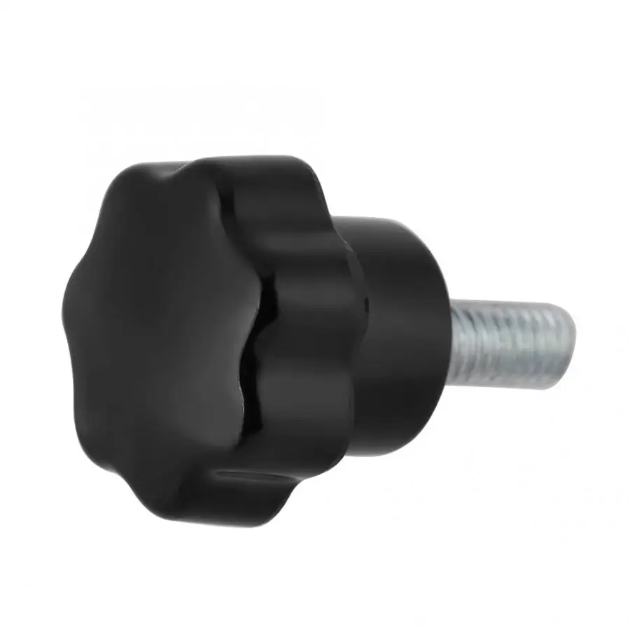 

Kitchen Cabinet Handles 10pcs M5*16 Plastic Star Type Head Knob Handle Bolt Machine Tool Accessories Set Black Furniture Knob