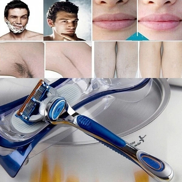 New Upgraded High Quality 5 layer Razor Frame Combination Men s Razor Blade 4 8 12pcs 3