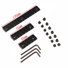 5/7/13 слот защита для рук раздел набор " 3" " планка Вивера крепление Алюминий Keymod 3 размера для охоты