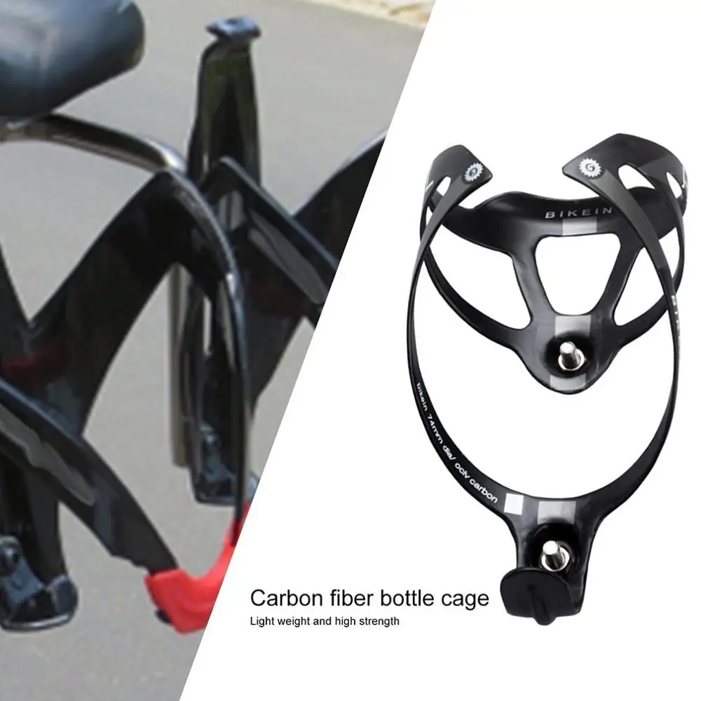 Держатель для бутылки из углеродного волокна для горного велосипеда, держатель для стакана воды, дорожный велосипед, ультра светильник, держатель для бутылки с водой, только 16 г
