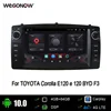 DSP Carplay Android10.0 4G 64G Car DVD Player GPS Map WIFI Bluetooth RDS Radio TPMS carplay For TOYOTA Corolla E120 e 120 BYD F3 ► Photo 1/6