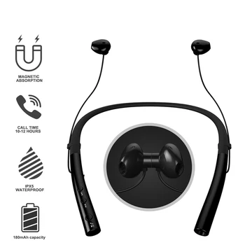 

Q14 bluetooth earphone In-Ear Stereo Sports earphone HIFI bass headset Built-in Microphone IPX4 Waterproof wireless earphones