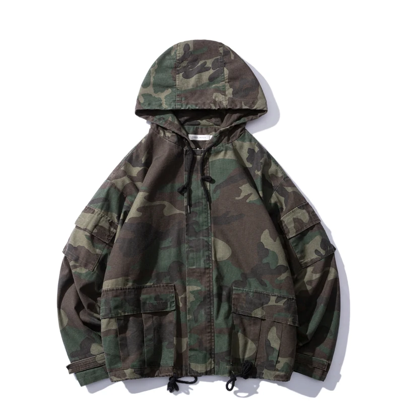

2019 New Women's Casual Camouflage Jacket Denim Cotton Jacket Military Camo Jackets and Coats Female Outerwear Basic