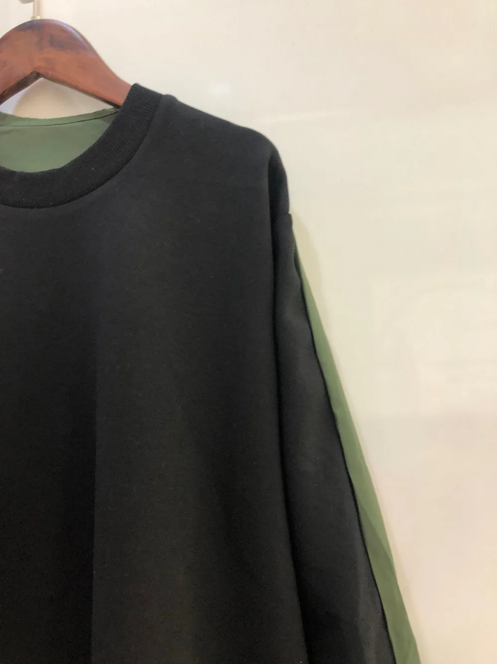 2019FW осень Новое Женское Повседневное платье женское с длинным рукавом лоскутное шикарное платье 2 цвета пачка