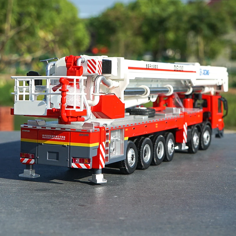 Коллекционная Игрушечная модель из сплава, подарок, 1:50 соотношение, XCMG DG100, лестница, пожарная машина Benz, трактор, литая игрушка, модель для украшения