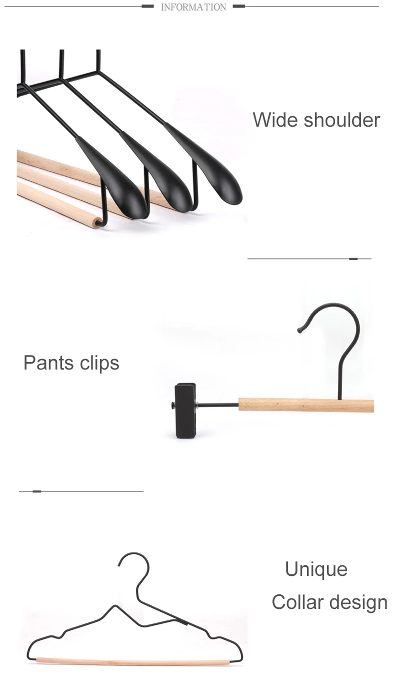 Wooden Coat Clothes Hanger Rack Closet Wardrobe Organizer Pants Hangers for Clothes Cabides Para Roupa Colgador De Ropa