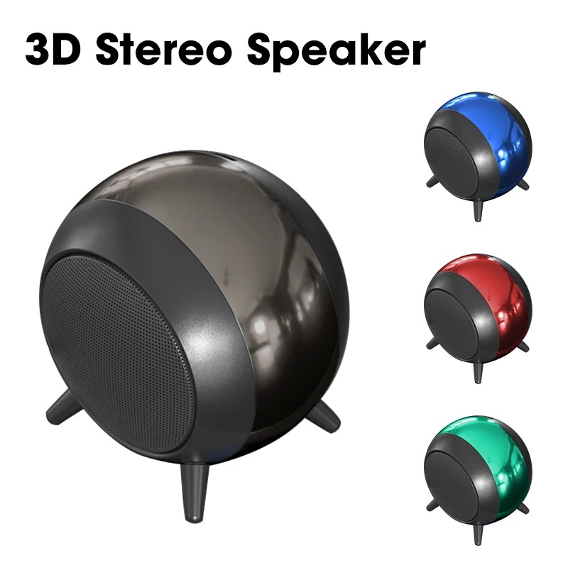 3D стерео динамик портативный сабвуфер беспроводной Bluetooth объемный наружный s 3 5
