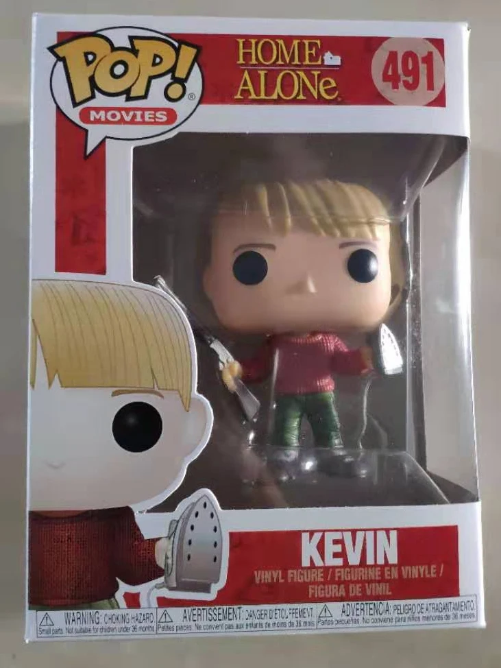 Funko Pop Home Alone Кевин 491 коллекция фигурок виниловая кукла модель игрушки