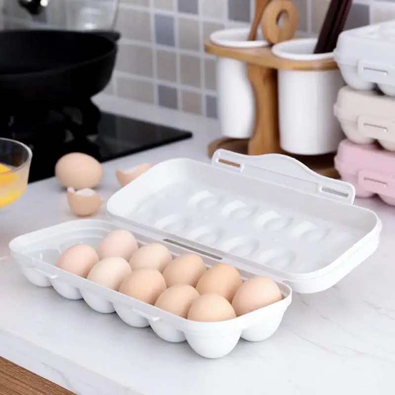 18-ячейки яйцо ящик для хранения лотков для яиц держатель яйцо ящик для хранения холодильник контейнер для хранения дома организации хранения