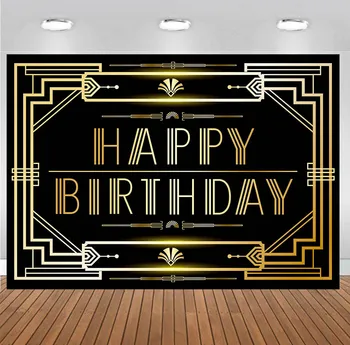 

The Great Gatsby Birthday Party Backdrop Roaring 20s Party Retro Photography Background 1920s Adult Birthday Party Party Decor