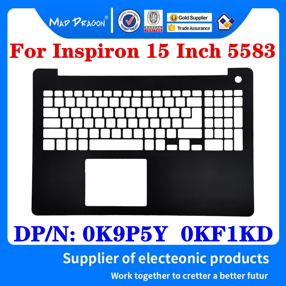 

Новинка, оригинальный 0K9P5Y K9P5Y 0KF1KD KF1KD для Dell Inspiron 15 5583 Inspiron5583, верхняя крышка для ноутбука, черный чехол